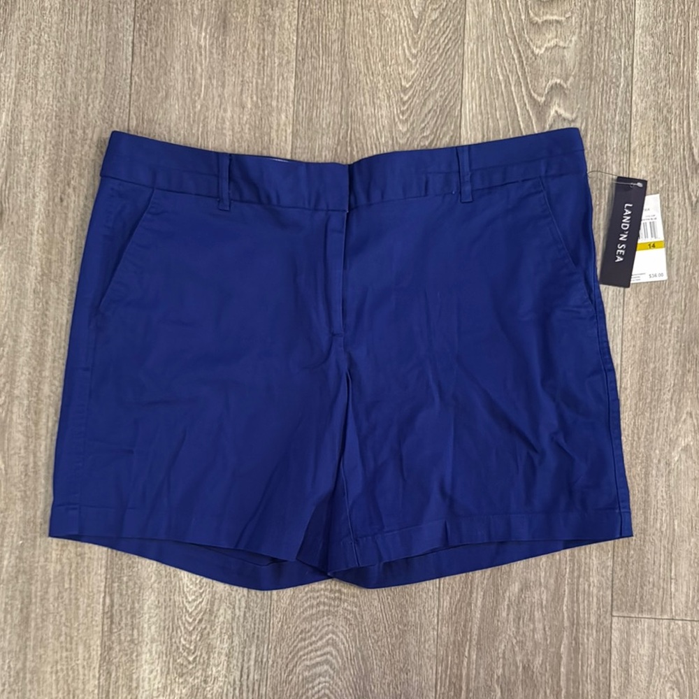 NWT Land ‘N Sea women’s shorts sz 14